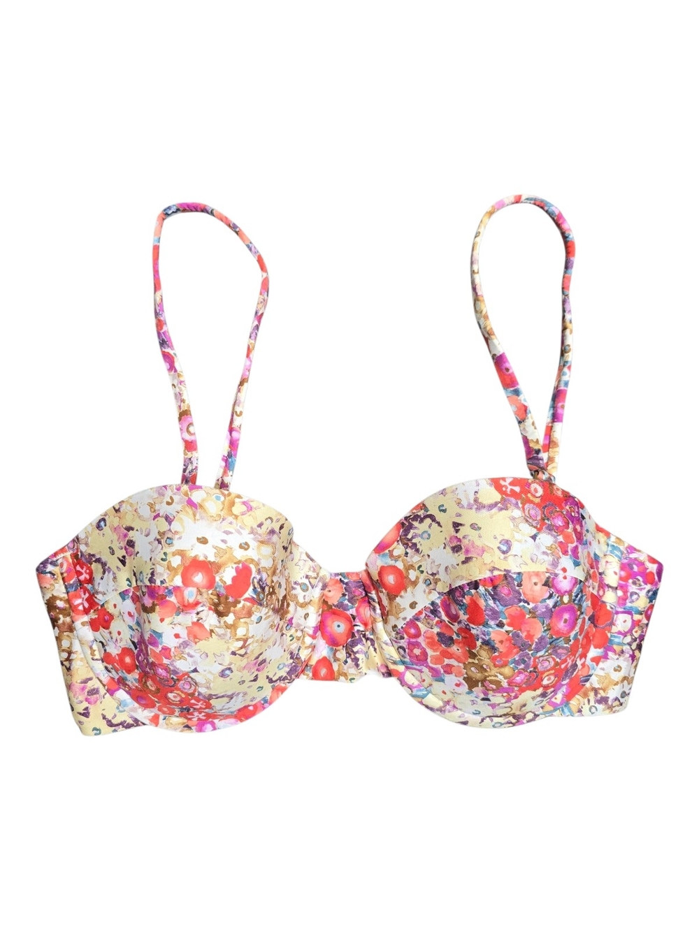 L Space Sweet Meadow Demi Underwire Bikini Top Small